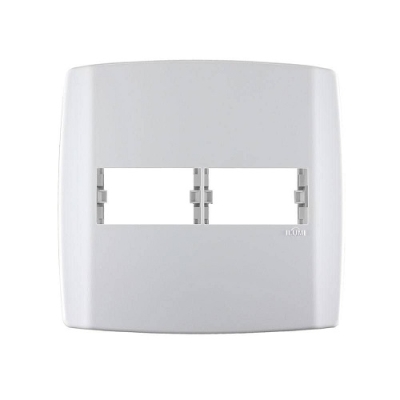 Slim Placa 4x4 para 2 Módulos Com Suporte 83060 Ilumi