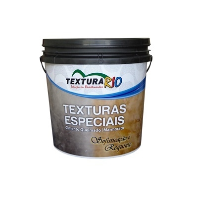 Cimento Queimado Balde 5kg Cinza Elefante Textura Rio