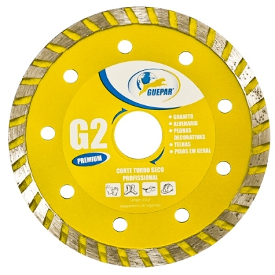 Disco de Corte Diamantado Turbo Seco Profissional G2 861-47309 Guepar