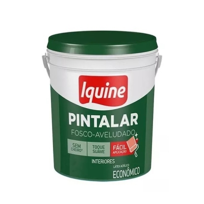 Tinta Acrílica Pintalar Branco Neve Galão 3,6 Litros Iquine