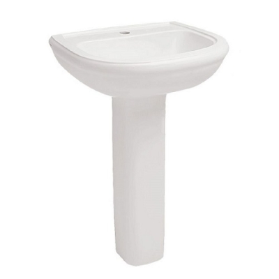 Lavatório com Coluna Dona Beja Branco Santa Clara