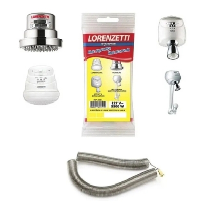 Resistência Ducha Jet4 e Tradição 5500W 127V 055-L Lorenzetti
