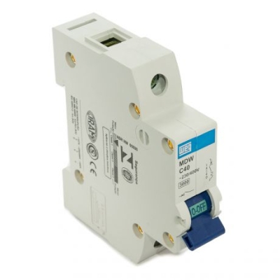 Disjuntor Monopolar Mini Din MDW C40 Weg