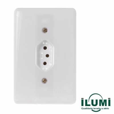 Stylus 1 Tomada 2P+T 10A 250V Completa 4x2 20140 Ilumi