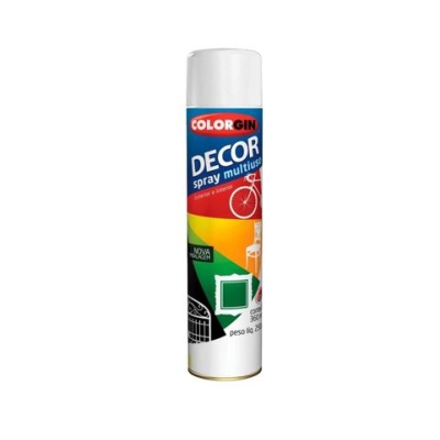 Tinta Spray Decor Uso Geral Branco Brilhante 360ml Colorgin