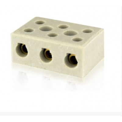 Conector de Louça Tripolar 10mm Foxlux