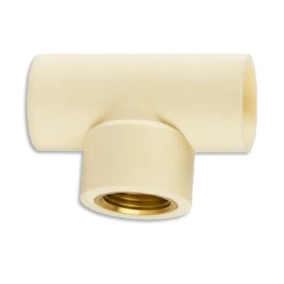 Tê CPVC Transição Amanco 22mm x 3/4 Aquatherm - Amanco