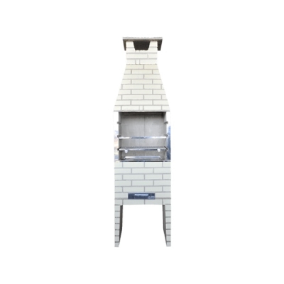 Churrasqueira Pré Moldada Veneza Tijolinho Pintura Palha 60cm DDC