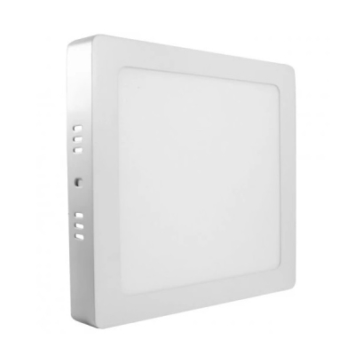 Painel de Led Slim de Sobrepor Quadrado 18W Luz Branca Bivolt Economax