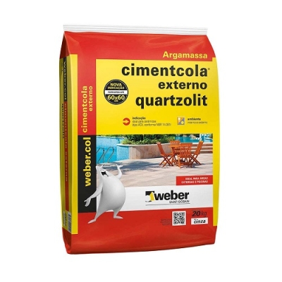 Argamassa ACII Cimentcola Enterno 20kg Quartzolit