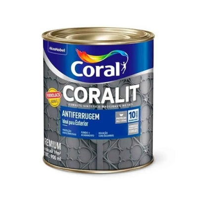 Esmalte Sintético Coralit Ferrolack Antiferrugem Branco 900ml Coral