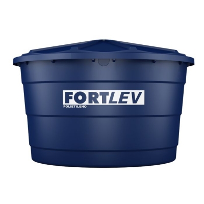 Caixa d'água Polietileno 2.000L Azul Fortlev