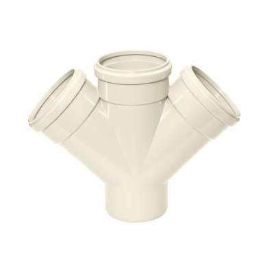 Junção Esgoto Dupla 100x100x100mm - Amanco