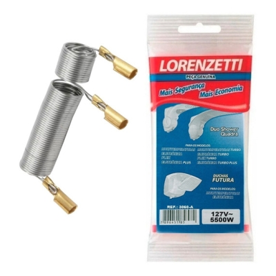 Resistência Ducha Duo Shower e Futura 5500W 127V 3060-A Lorenzetti 