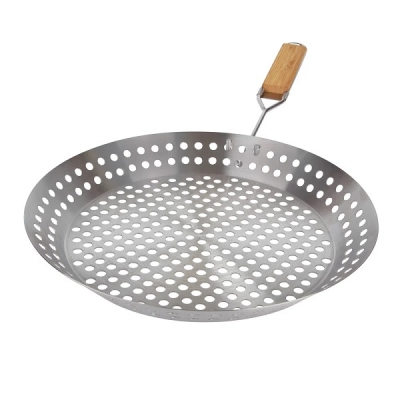 Frigideira Inox Para Grelhar 2 em 1 Ref.3375 Mor
