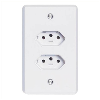 Stylus 2 Tomadas 2P+T 10A 250V 4x2 201200 Ilumi