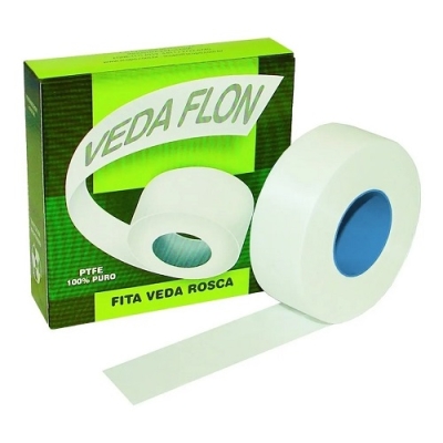 Fita Veda Rosca 18mm x 25 Metros Teflon Vedaflon