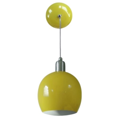 Pendente Bubbles em Alumínio Amarelo 1 Lâmpada 778-AM JM Iluminação