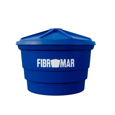 Caixa d'água Polietileno 1.000L Azul Fibromar