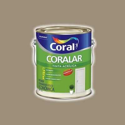 Tinta Acrílica Coralar Concreto Galão 3,6 Litros Coral