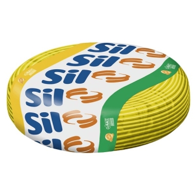 Cabo Flexível 2,5mm Amarelo 100 Metros Sil ou Cobrecom