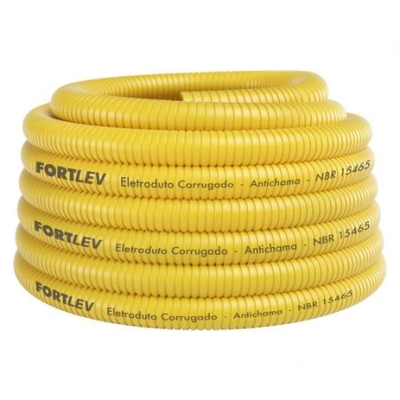 Eletroduto Corrugado Flexível 32mm 10 Metros Fortlev/Krona