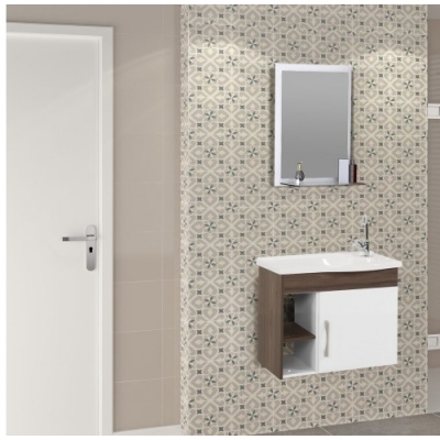 Gabinete com Espelheira Turim Suspenso 55,5cm Castaine Rorato