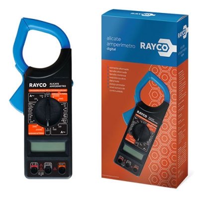 Multimetro Digital com Alicate Amperimetro 1000a 12123 Rayco