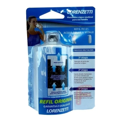 Refil Purificador de Água Acqua Bella Lorenzetti