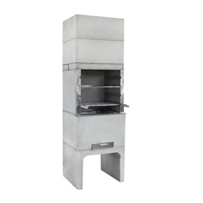 Churrasqueira Pré Moldada Predial Quadrada Concreto 65cm DDC