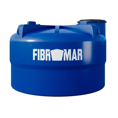 Tanque Polietileno 5000L Azul Fibromar