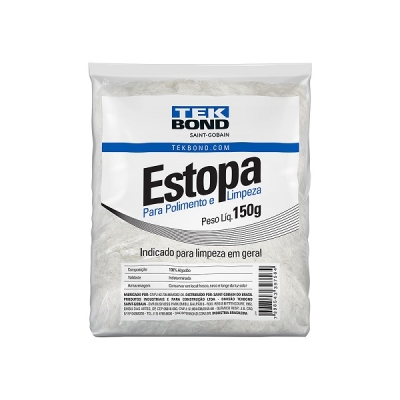 Estopa para Polimento e Limpeza 150gr Tekbond