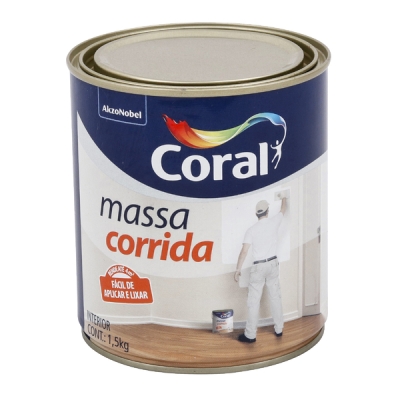 Massa Corrida 1,5kg Coral 