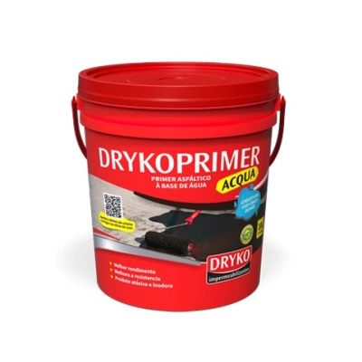 Primer para Mantas Drykoprimer Acqua Emulsao Asfáltica 3,6 Lts Dryko