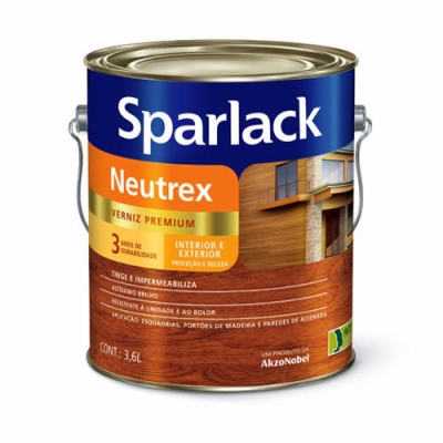 Verniz Neutrex Mogno Galão 3,6 Litros Sparlack