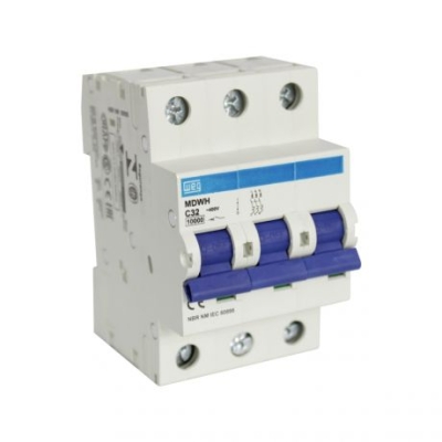 Disjuntor Tripolar Mini Din MDW C32 Weg