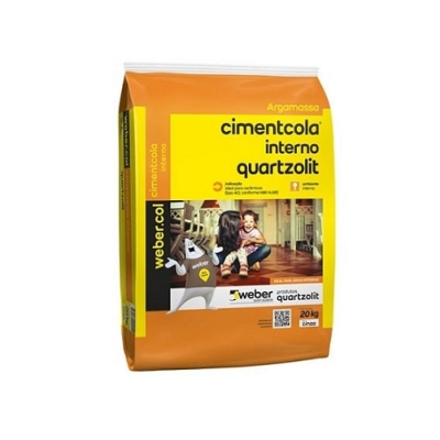 Argamassa ACI Cimentcola Interno 20kg Quartzolit