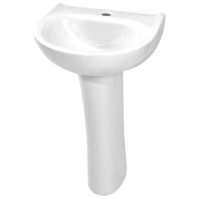 Lavatório com Coluna Araxá Branco Santa Clara