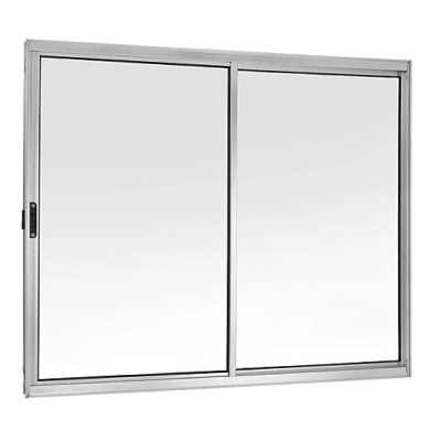 Janela de Alumínio 2 Folhas 120x100cm Vidro Liso 