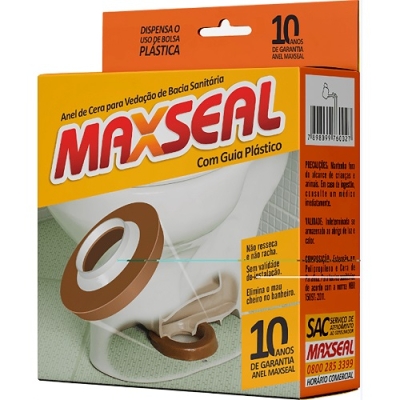 Anel de Vedação para Vaso Sanitário com Guia Maxseal