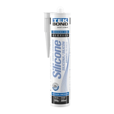 Silicone Acético Branco 256gr Tekbond