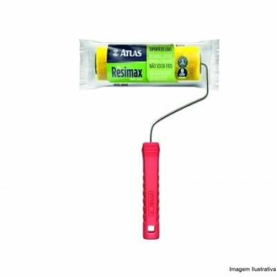 Rolo de Lã Sintética 9cm Resimax com Cabo 339/9 Atlas