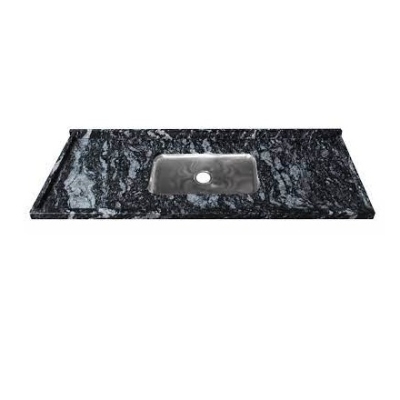 Pia de Granito para Cozinha 120x55cm Preto Indiano