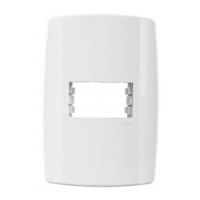 Slim Placa 4x2 para 1 Módulo Com Suporte 82070 Ilumi