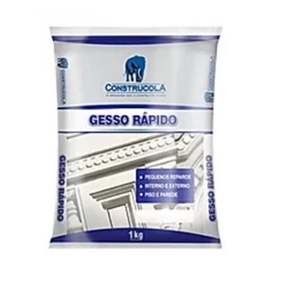 Gesso Rápido 1kg Construcola