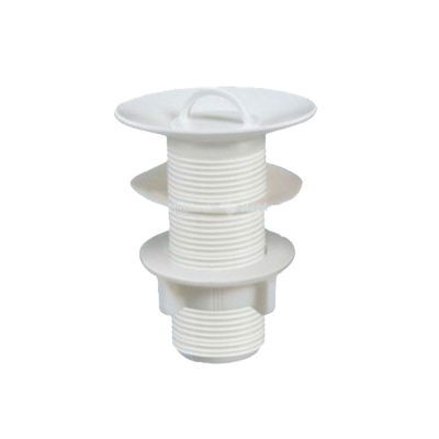 Válvula para Lavatório Sem Ladrão PVC Branca Krona 