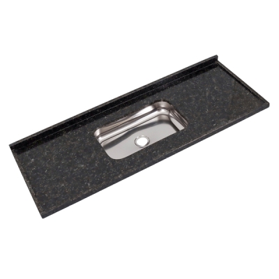 Pia de Granito para Cozinha 120x55cm Verde Ubatuba