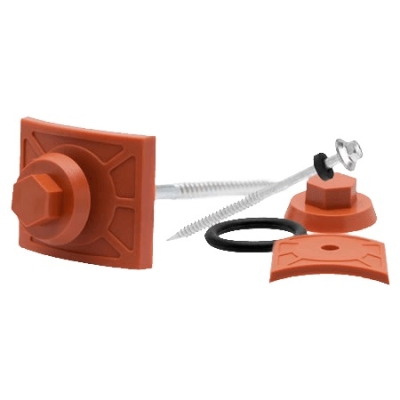 Kit de Fixação Vedação para Telha de PVC Colonial Cerâmica 20pçs Itec