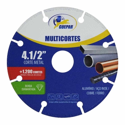 Disco de Corte Diamantado Multicortes Vacuum 861-00915 Guepar
