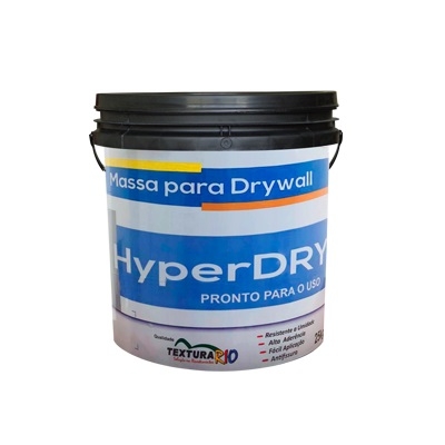 Massa para Drywall Galão 6kg Hyperdry Textura Rio 